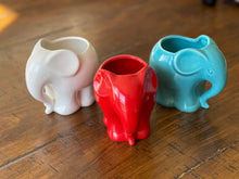 Load image into Gallery viewer, Adorable Elephant Shaped Ceramic Pot
