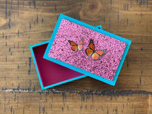 Load image into Gallery viewer, Frida Kahlo, Small Jewelry Box, Wooden Box, Fuscia
