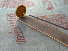 Load image into Gallery viewer, Sun Woodcut Long Incense Burner
