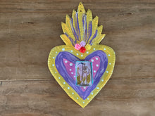 Load image into Gallery viewer, Sacred Heart Tin Wall Art
