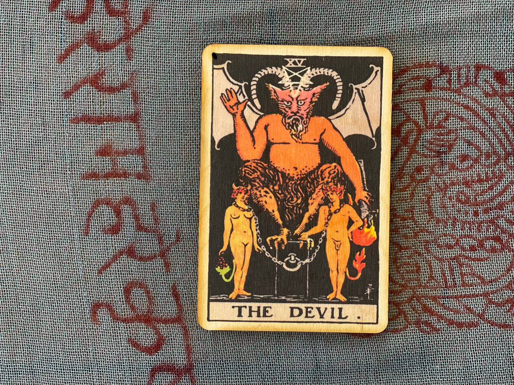 Tarot - The Devil Full Color Incense Burner