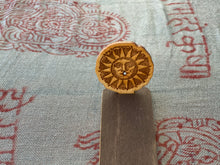 Load image into Gallery viewer, Sun Woodcut Long Incense Burner
