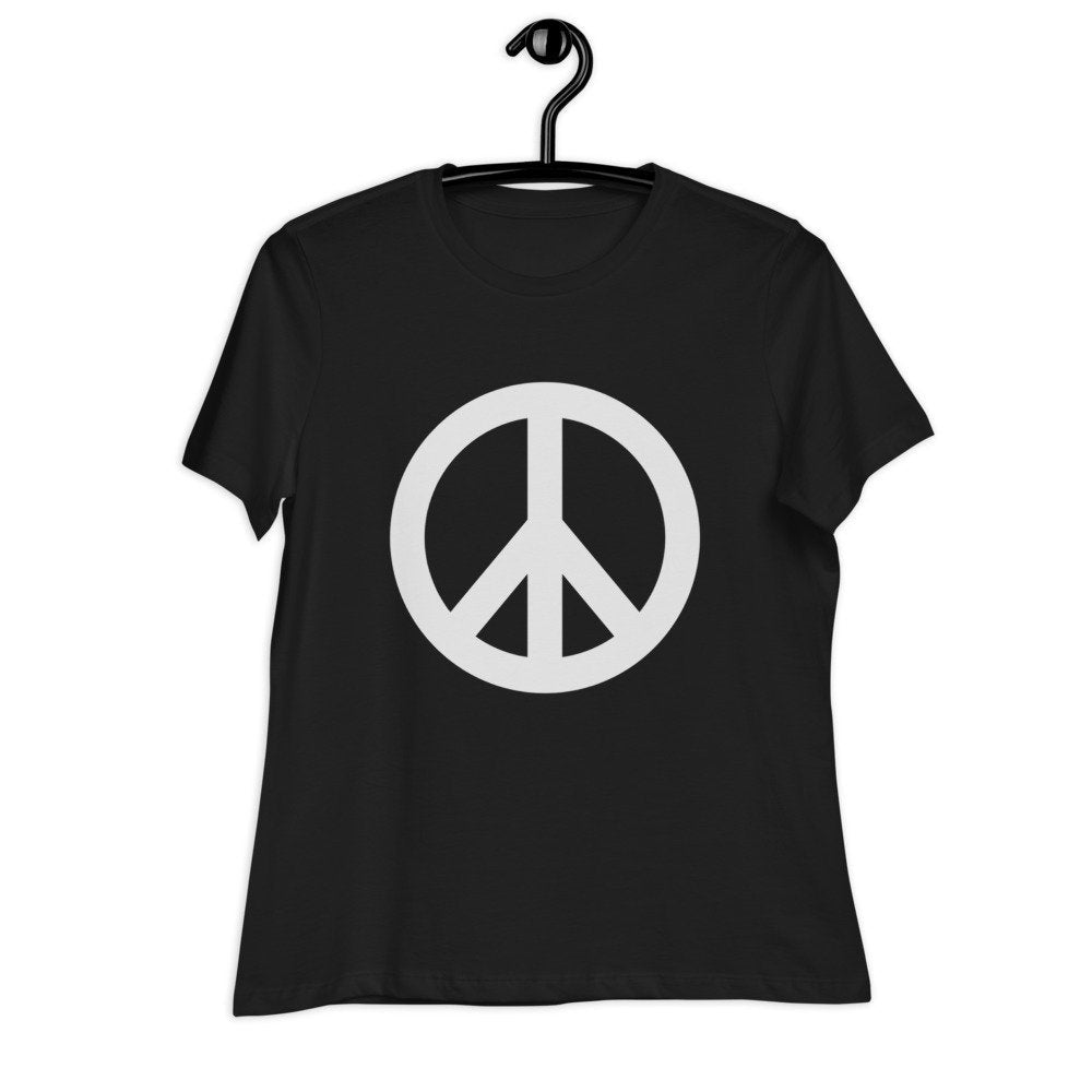 Peace Sign Women's Relaxed T-Shirt